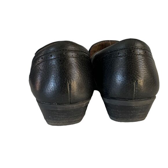 Comfortiva 8 Black Leather Slip on shoes- Women’s Pillowtop Memory Foam comfort - Picture 8 of 10
